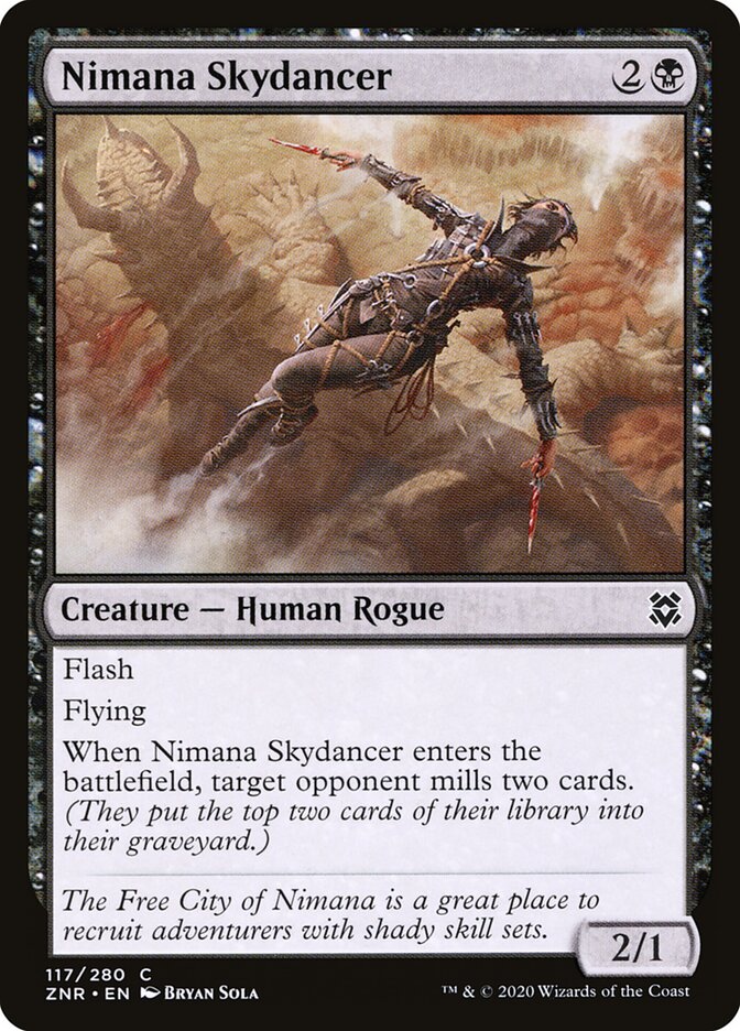 ZNR, Nimana Skydancer, Standard, 117, C, Near Mint, Normal, EN