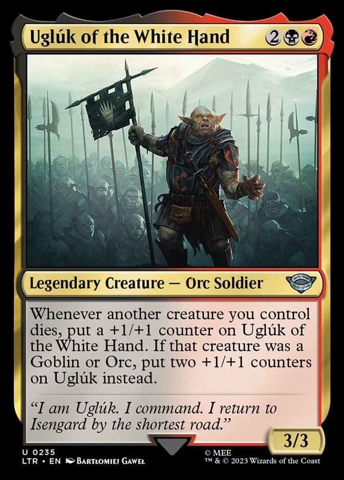 LTR, Uglúk of the White Hand, Standard, 235, U, Near Mint, Normal, EN