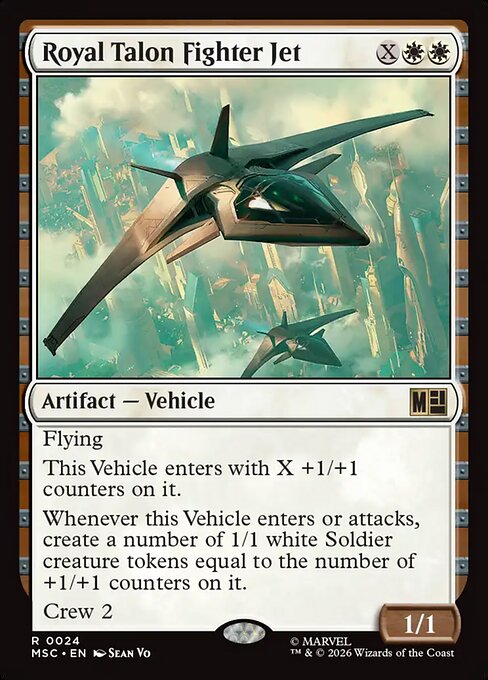 MSC, Royal Talon Fighter Jet, Standard, 24, R, Near Mint, Normal, EN