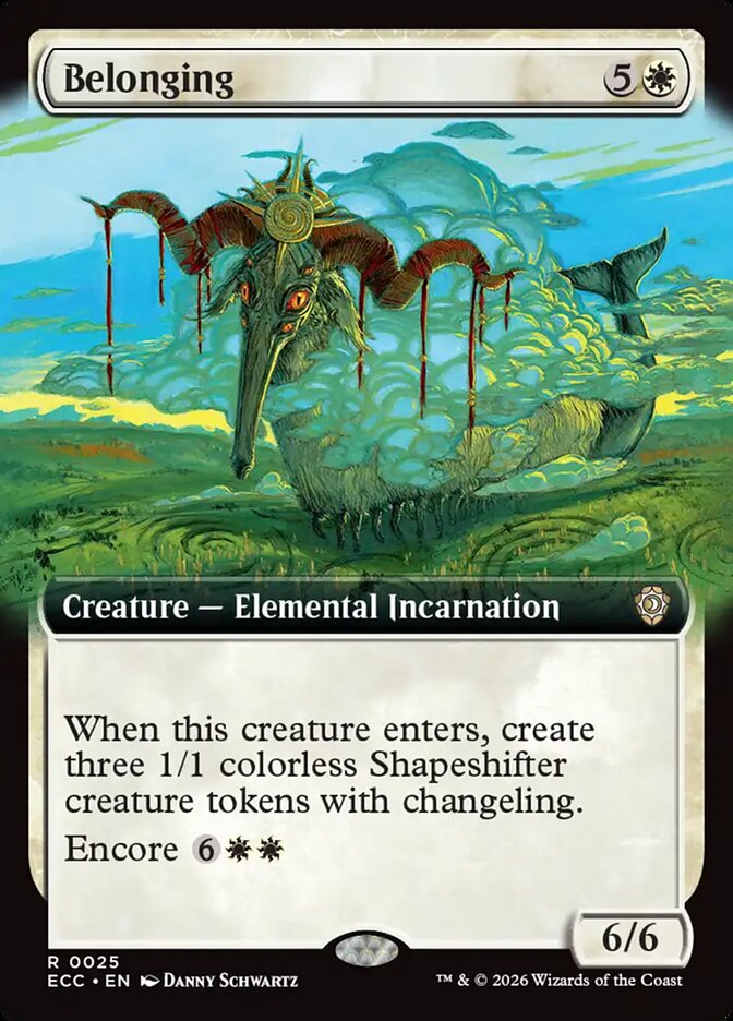 ECC, Belonging, (Extended Art), 25, R, Near Mint, Normal, EN
