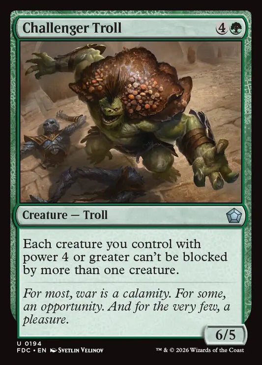 FDC, Challenger Troll, Standard, 194, U, Near Mint, Normal, EN