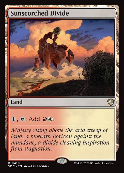 SOC, Sunscorched Divide, Standard, 410, R, Near Mint, Normal, EN