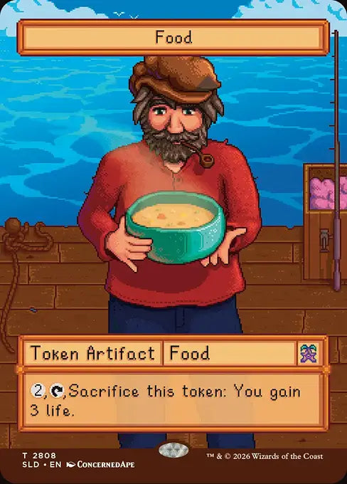 SLD, Food, (Borderless), 2808, T, Near Mint, (Foil), EN