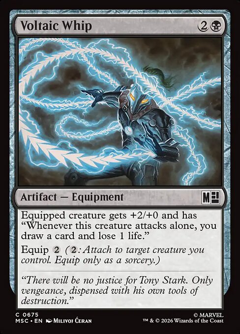 MSC, Voltaic Whip, Standard, 675, C, Near Mint, Normal, EN