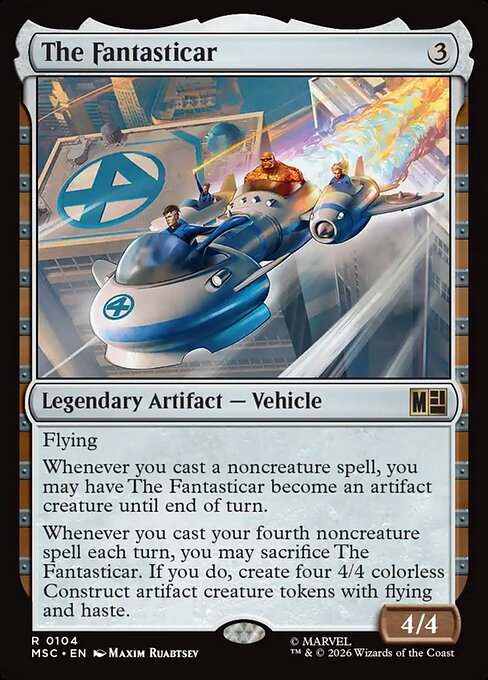 MSC, The Fantasticar, Standard, 104, R, Near Mint, Normal, EN