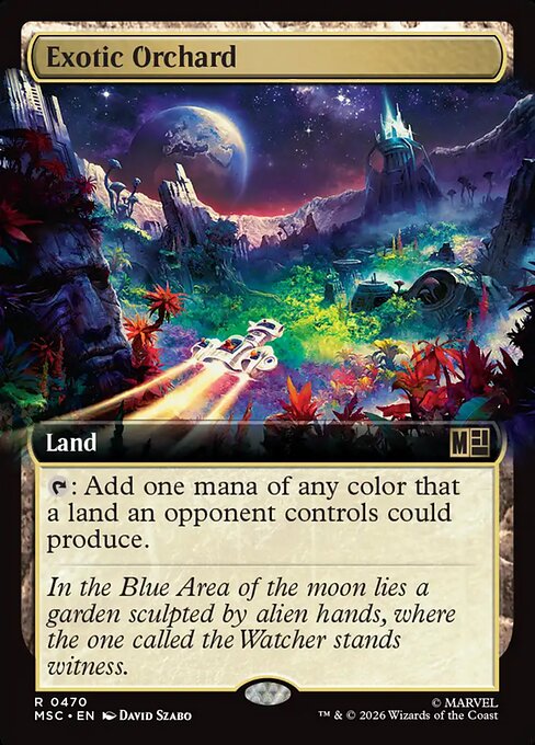 MSC, Exotic Orchard, (Extended Art), 470, R, Near Mint, Normal, EN