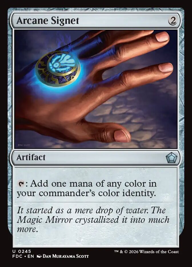 FDC, Arcane Signet, Standard, 245, U, Near Mint, Normal, EN