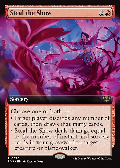 SOS, Steal the Show, (Extended Art), 336, R, Near Mint, Normal, EN