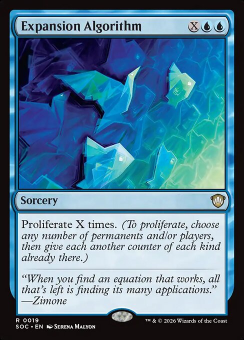 SOC, Expansion Algorithm, Standard, 19, R, Near Mint, Normal, EN