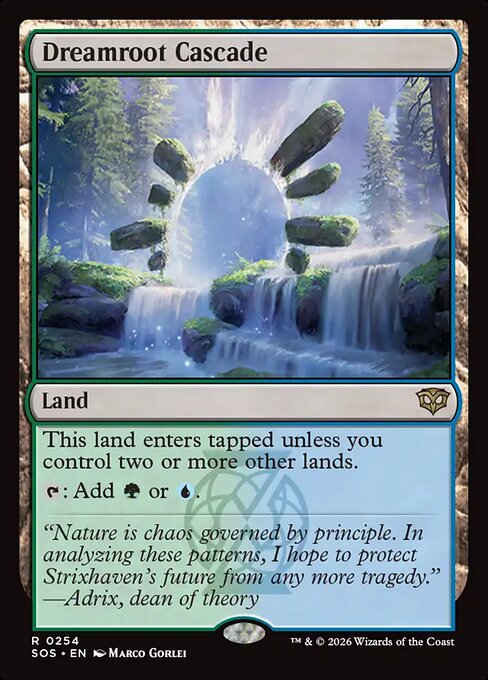 SOS, Dreamroot Cascade, Standard, 254, R, Near Mint, Normal, EN