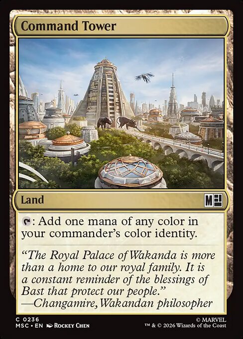 MSC, Command Tower, Standard, 236, C, Near Mint, Normal, EN