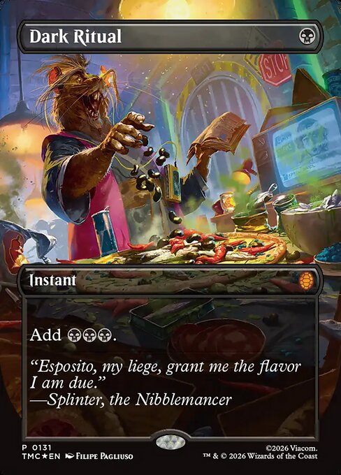 TMC, Dark Ritual, (Borderless), 131, M, Near Mint, (Foil), EN