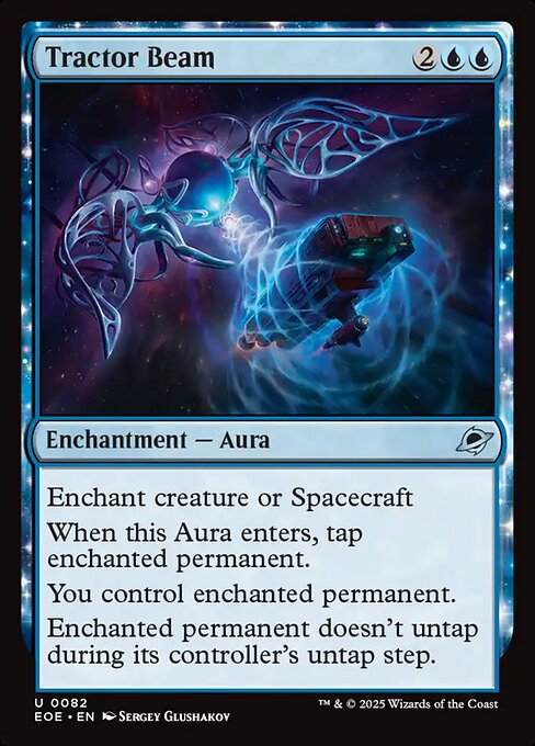 EOE, Tractor Beam, Standard, 82, U, Near Mint, (Foil), EN