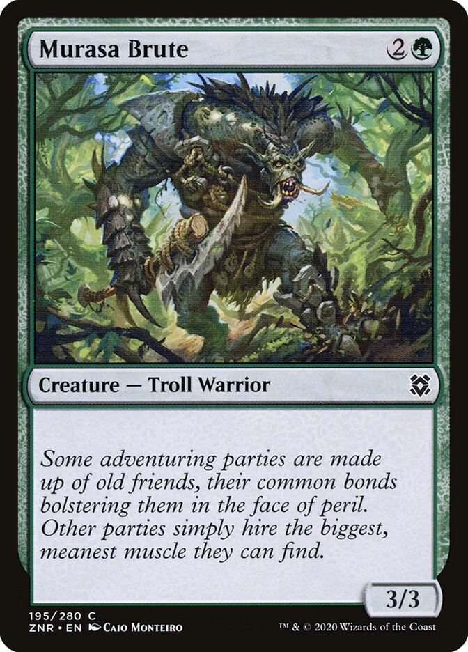 ZNR, Murasa Brute, Standard, 195, C, Near Mint, Normal, EN