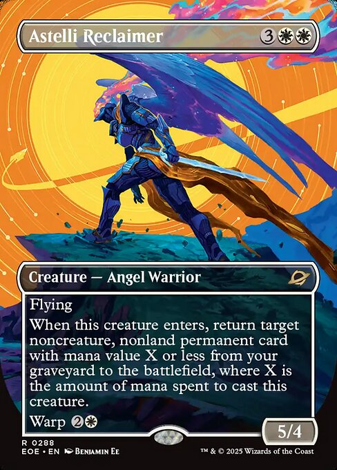 EOE, Astelli Reclaimer, (Borderless), 288, R, Near Mint, Normal, EN