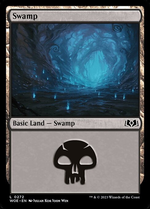 WOE, Swamp, Standard, 272, C, Near Mint, (Foil), EN