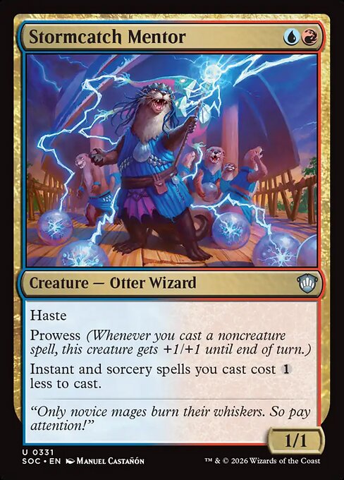 SOC, Stormcatch Mentor, Standard, 331, U, Near Mint, Normal, EN
