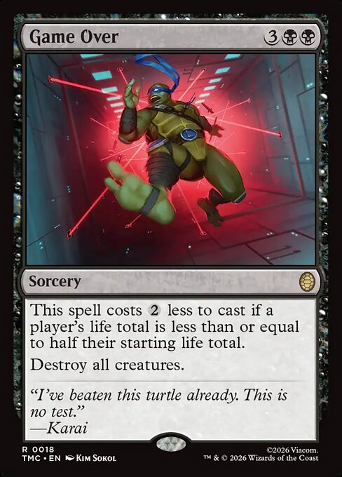 TMC, Game Over, Standard, 18, R, Near Mint, (Normal), EN
