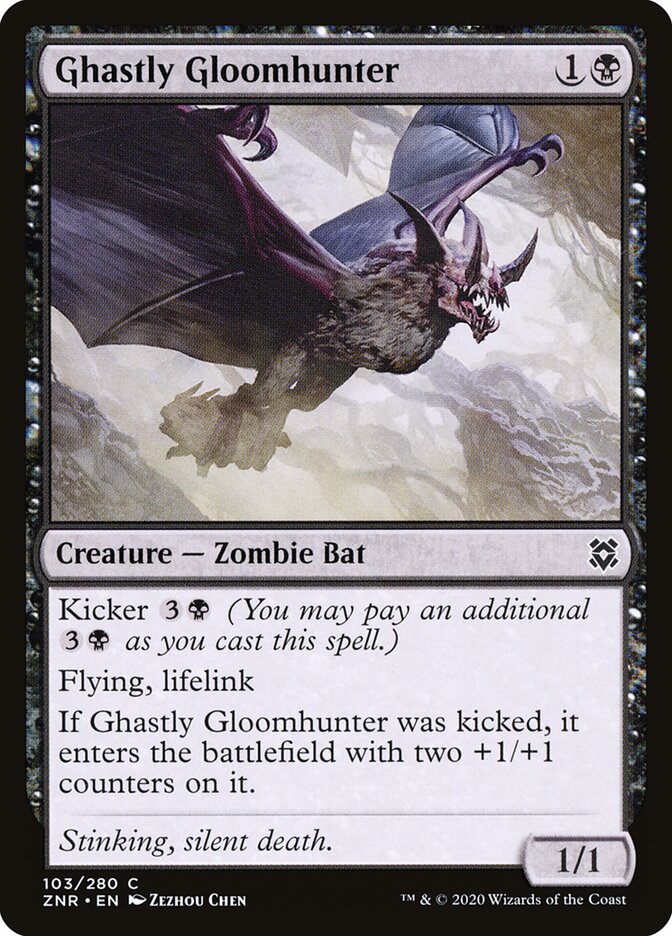 ZNR, Ghastly Gloomhunter, Standard, 103, C, Near Mint, Normal, EN