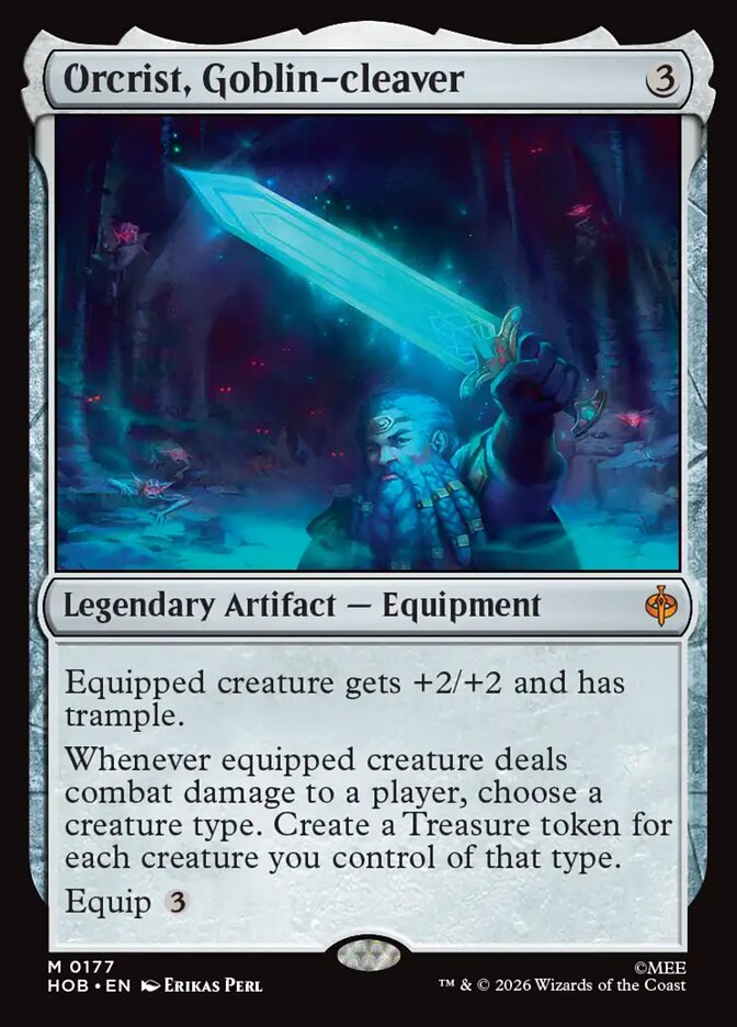 HOB, Orcrist, Goblin-cleaver, Standard, 177, M, Near Mint, Normal, EN