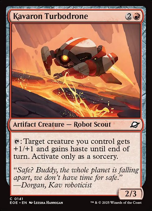 EOE, Kavaron Turbodrone, Standard, 141, C, Near Mint, (Foil), EN