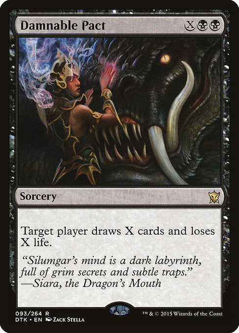 DTK, Damnable Pact, Standard, 93, R, Near Mint, Normal, EN