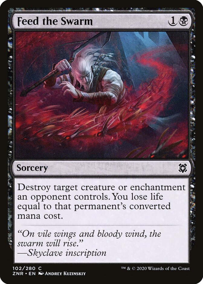 ZNR, Feed the Swarm, Standard, 102, C, Near Mint, Normal, EN