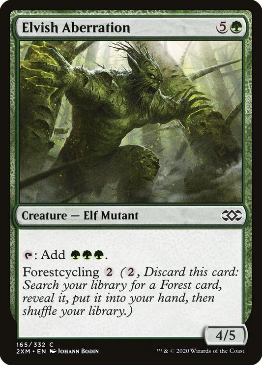 2XM, Elvish Aberration, Standard, 165, C, Near Mint, Normal, EN