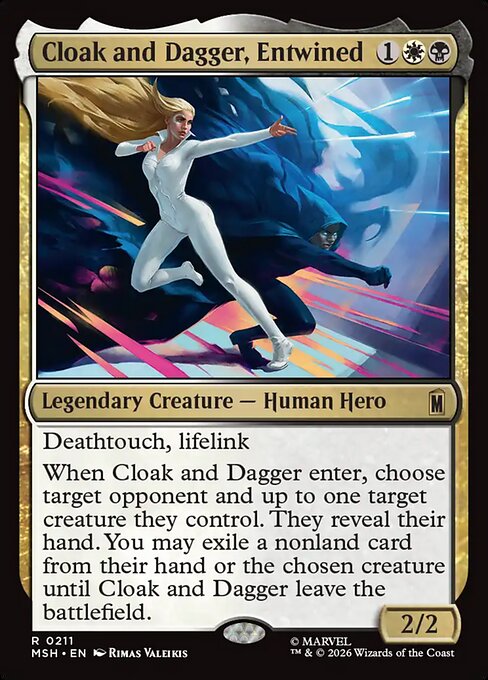 MSH, Cloak and Dagger, Entwined, Standard, 211, R, Near Mint, Normal, EN