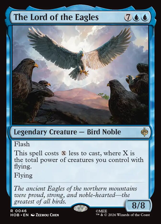 HOB, The Lord of the Eagles, Standard, 46, R, Near Mint, (Foil), EN
