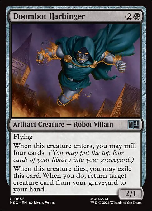 MSC, Doombot Harbinger, Standard, 655, U, Near Mint, Normal, EN