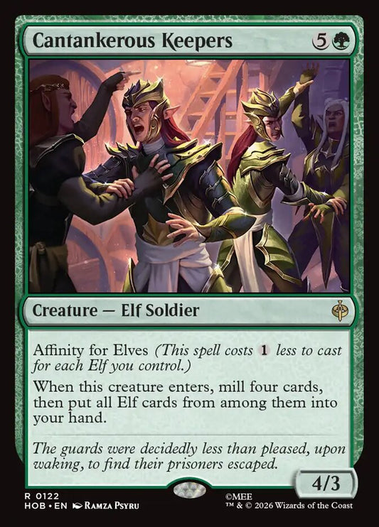 HOB, Cantankerous Keepers, Standard, 122, R, Near Mint, Normal, EN