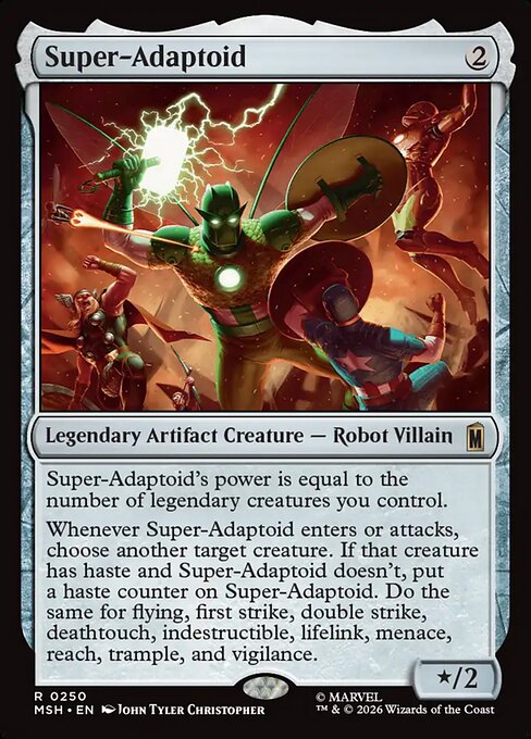 MSH, Super-Adaptoid, Standard, 250, R, Near Mint, Normal, EN