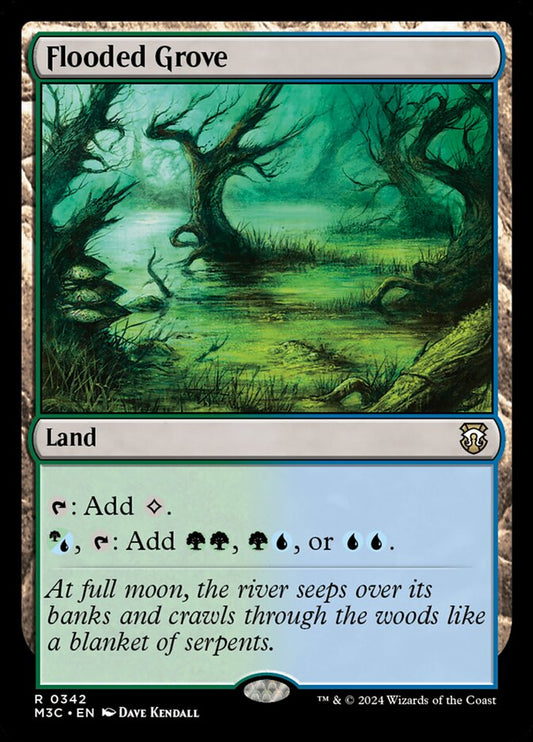 M3C, Flooded Grove, Standard, 342, R, Near Mint, Normal, EN