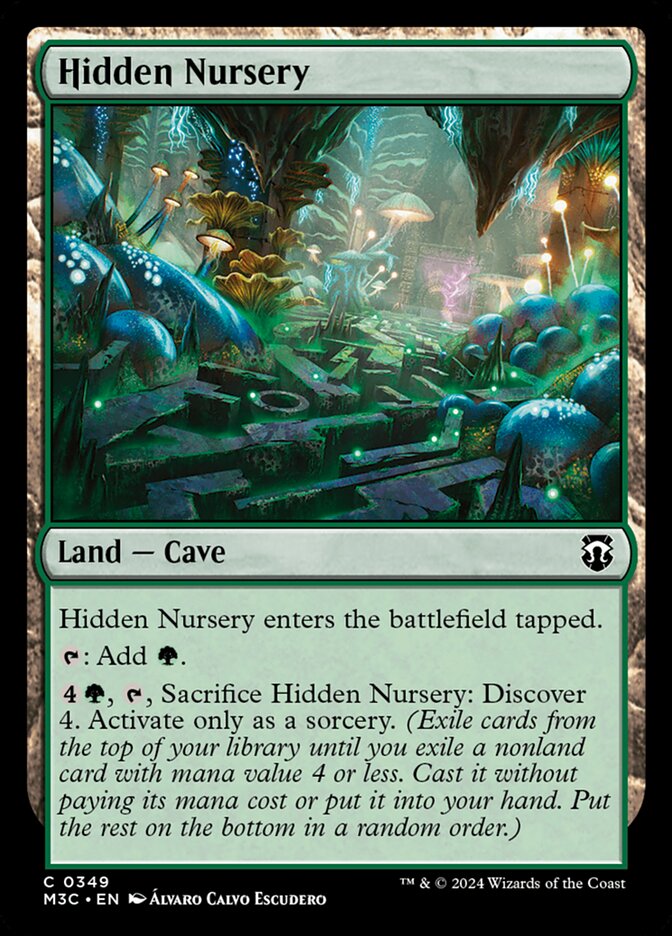 M3C, Hidden Nursery, Standard, 349, C, Near Mint, Normal, EN