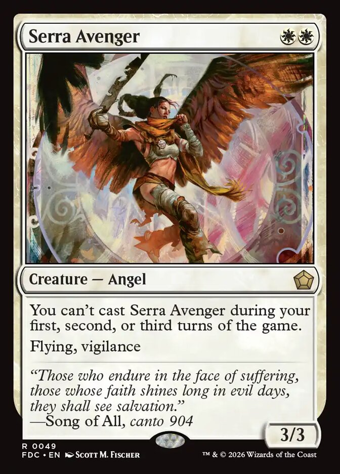 FDC, Serra Avenger, Standard, 49, R, Near Mint, Normal, EN