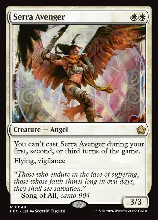 FDC, Serra Avenger, Standard, 49, R, Near Mint, Normal, EN