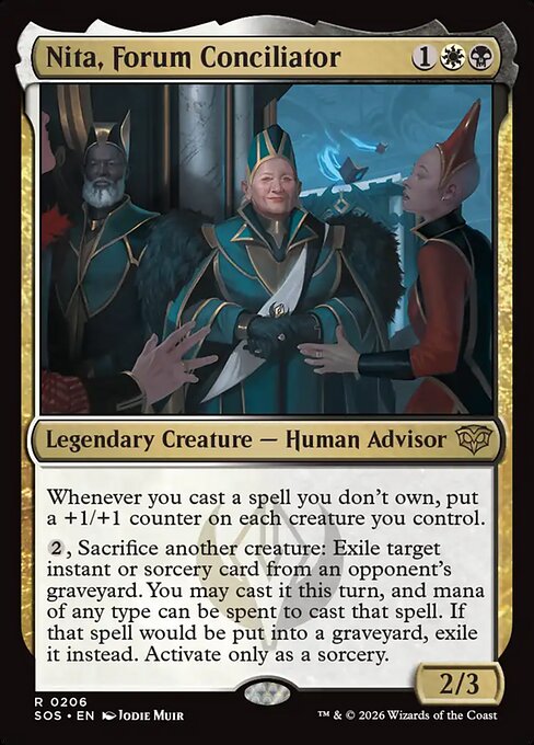 SOS, Nita, Forum Conciliator, Standard, 206, R, Near Mint, Normal, EN