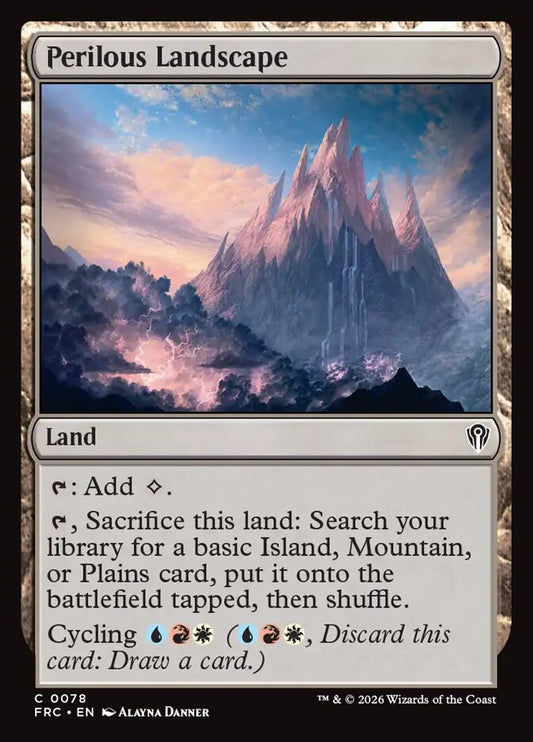 FRC, Perilous Landscape, Standard, 78, C, Near Mint, Normal, EN