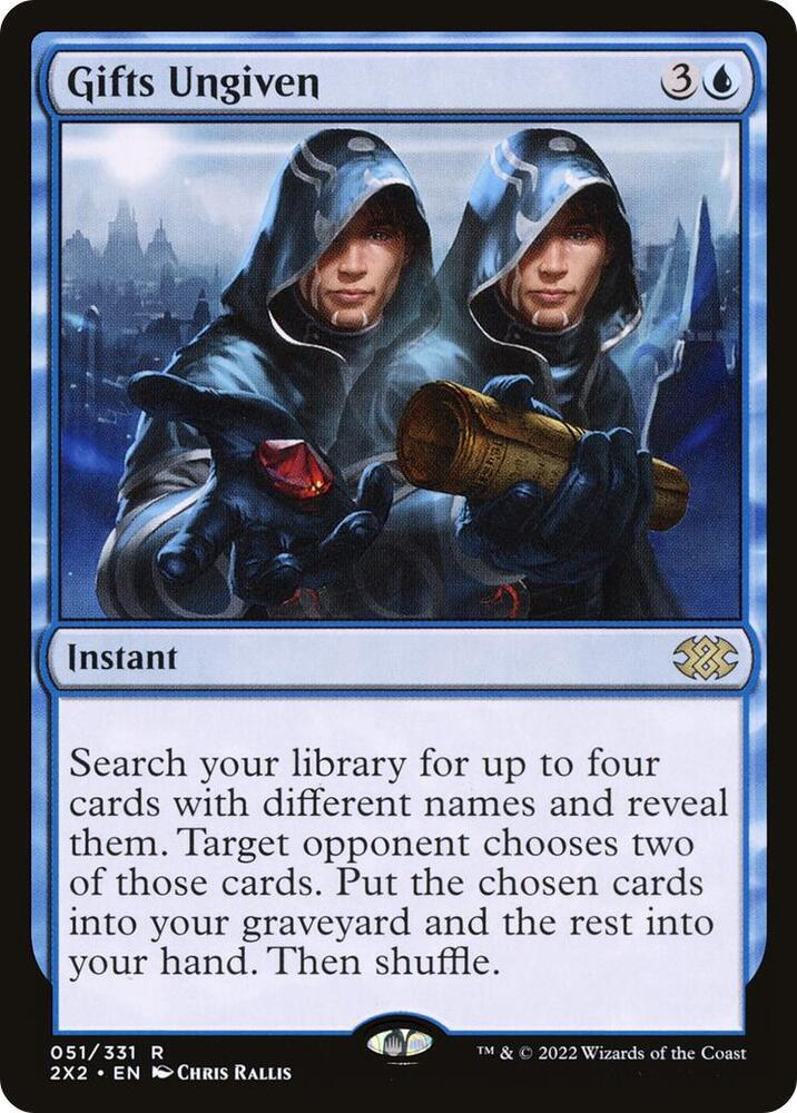 2X2, Gifts Ungiven, Standard, 51, R, Near Mint, Normal, EN