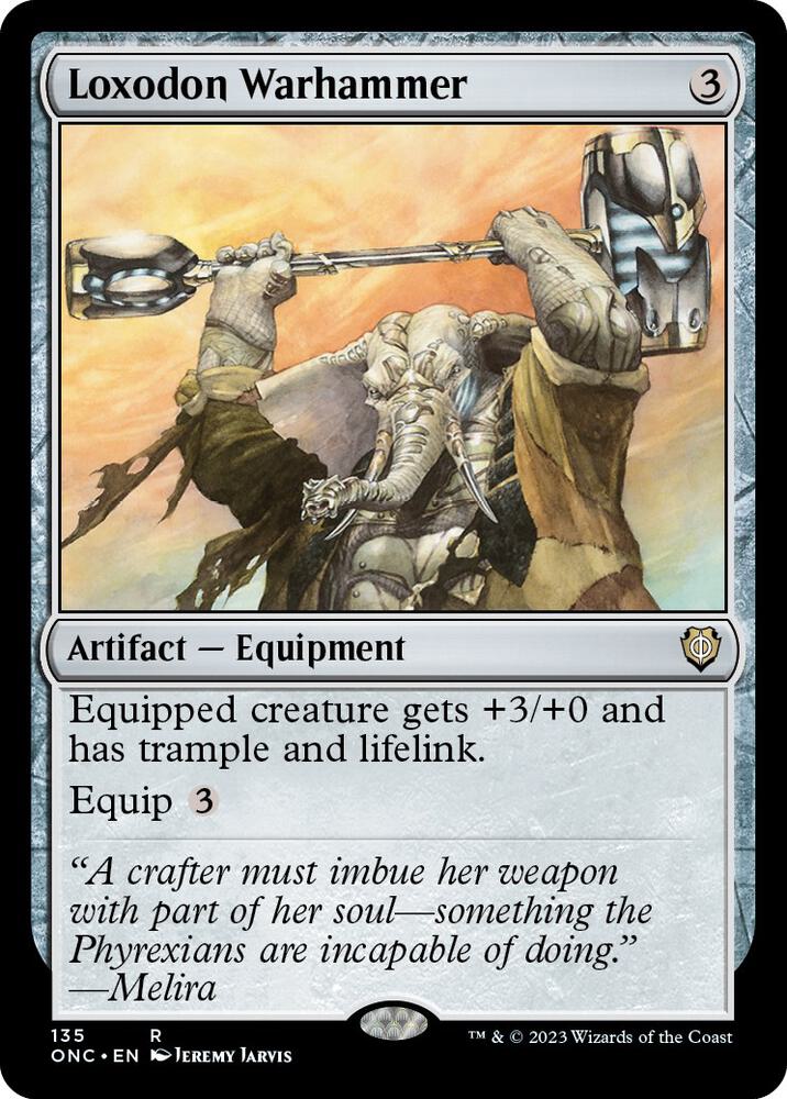 ONC, Loxodon Warhammer, Standard, 135, R, Near Mint, Normal, EN