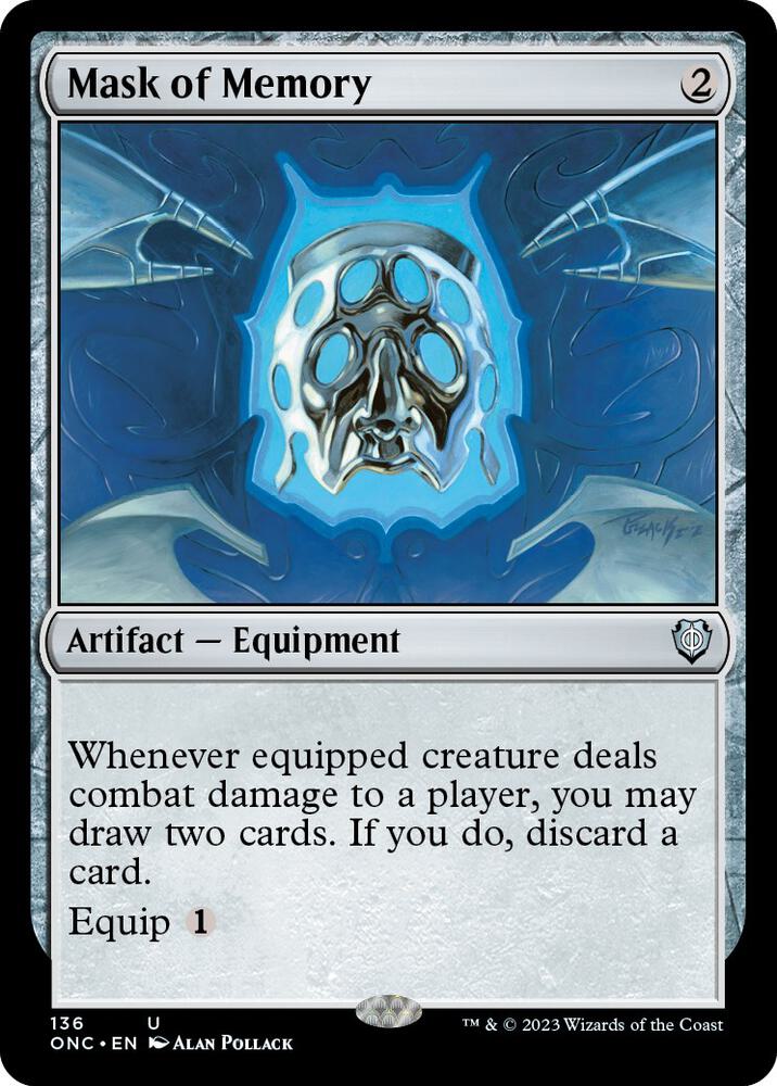 ONC, Mask of Memory, Standard, 136, U, Near Mint, Normal, EN